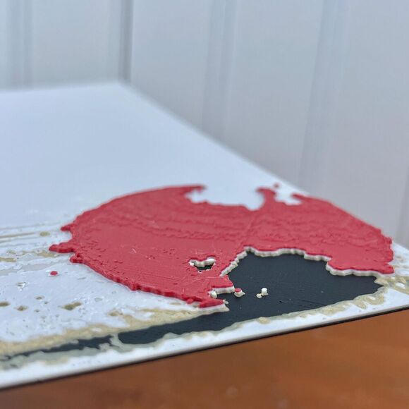 Schnauzer with Red Ball Wall Art, Dog Wall Art, Hueforge - Picture 4 of 9